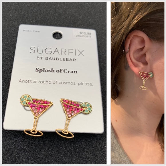 BaubleBar Earring Wardrobe, NWT, 8 Pair, Stars, Hoops, Bling, Pearl, Gold & More - Picture 4 of 13